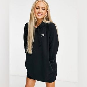 Nike women’s hoodie sweatshirt dress; grey; Women's Size Large